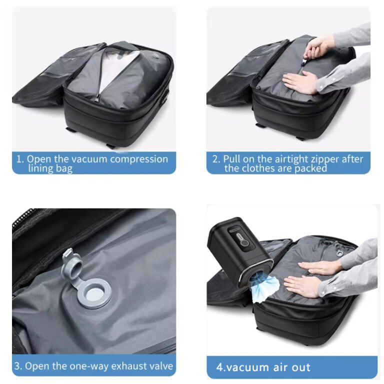 A536 vacuum compression system laptop backpack - Image 4