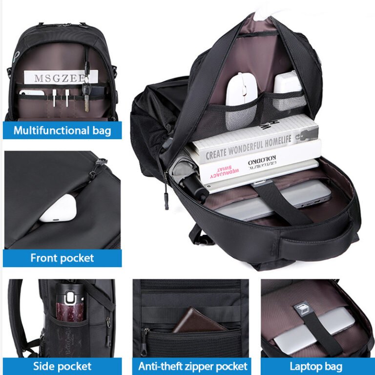 A5022 business usb laptop backpack - Image 3