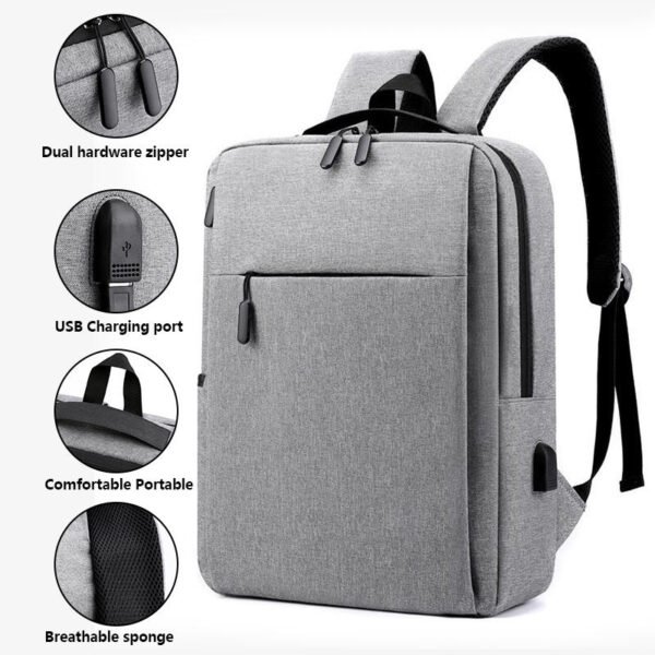 HW1803 business usb laptop backpack - Image 2