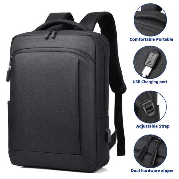 A9007 business usb laptop backpack - Image 2