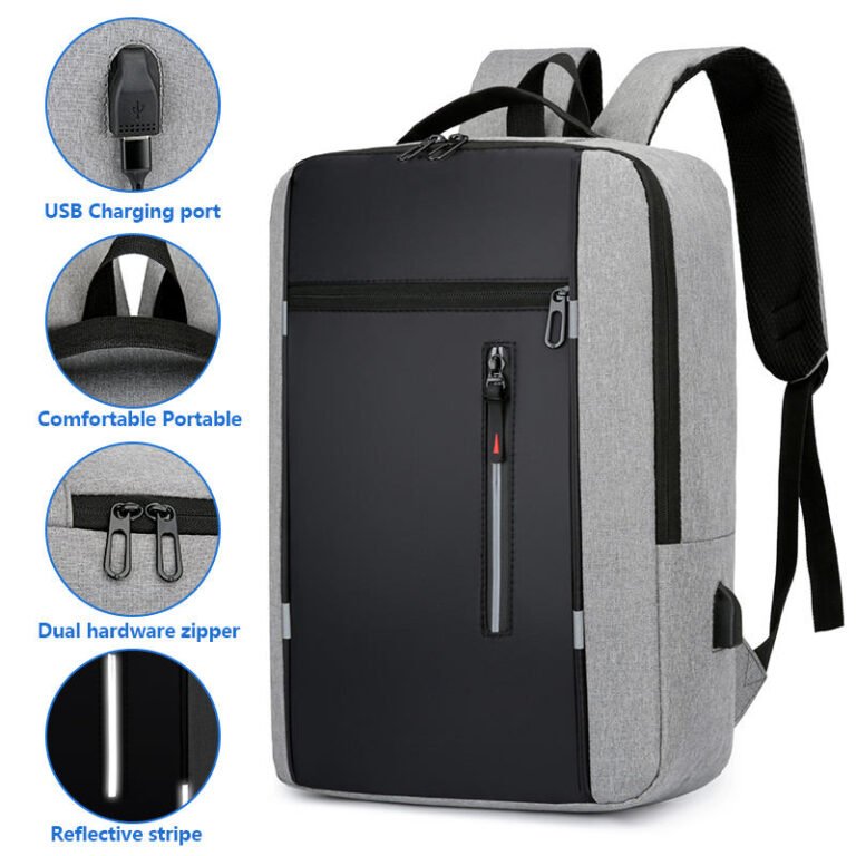 HW1327 business usb laptop backpack - Image 2