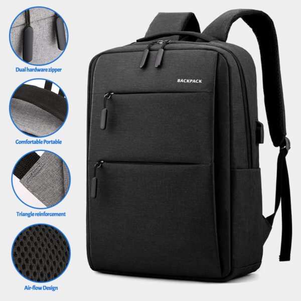 KMLZT9005 business usb laptop backpack - Image 2