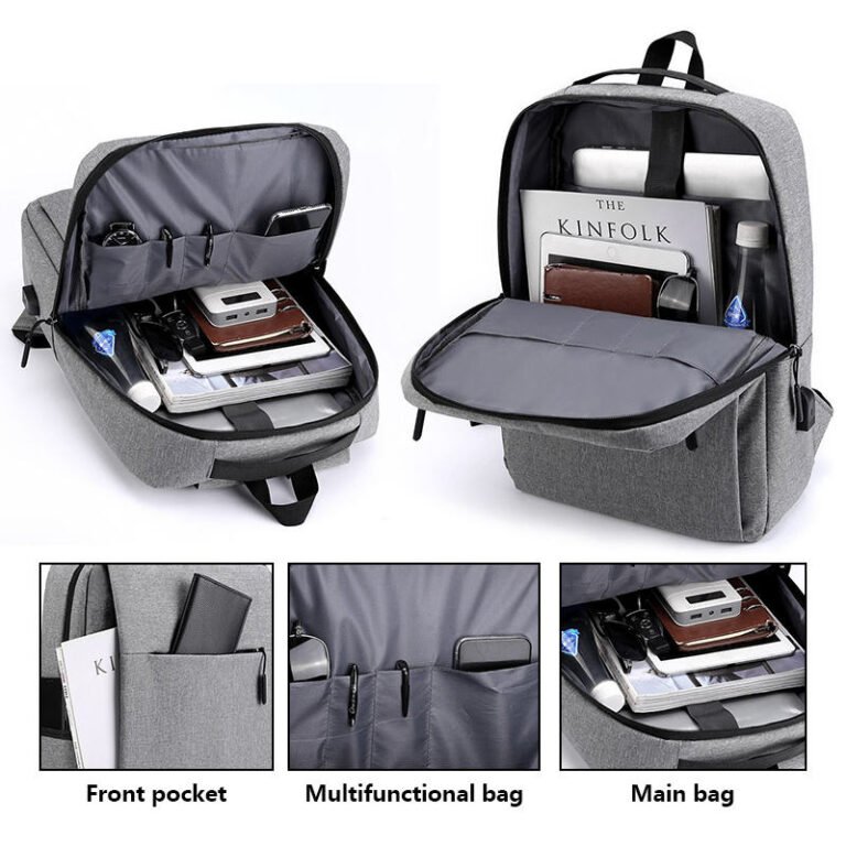 HW1803 business usb laptop backpack - Image 4