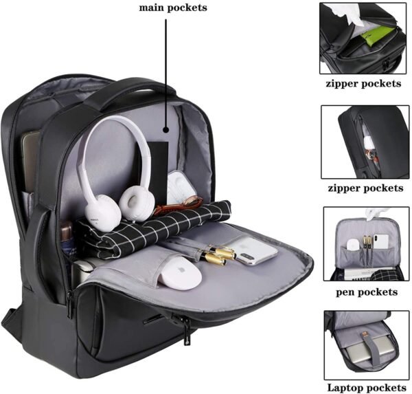 YML1901 business usb laptop backpack - Image 7