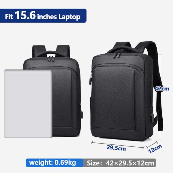 A9007 business usb laptop backpack - Image 8