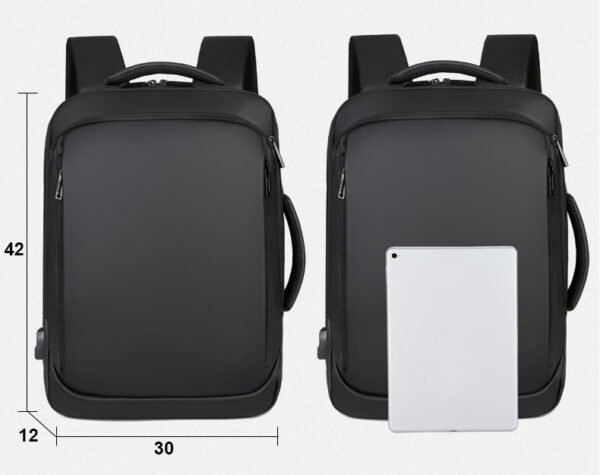 YML1901 business usb laptop backpack - Image 2