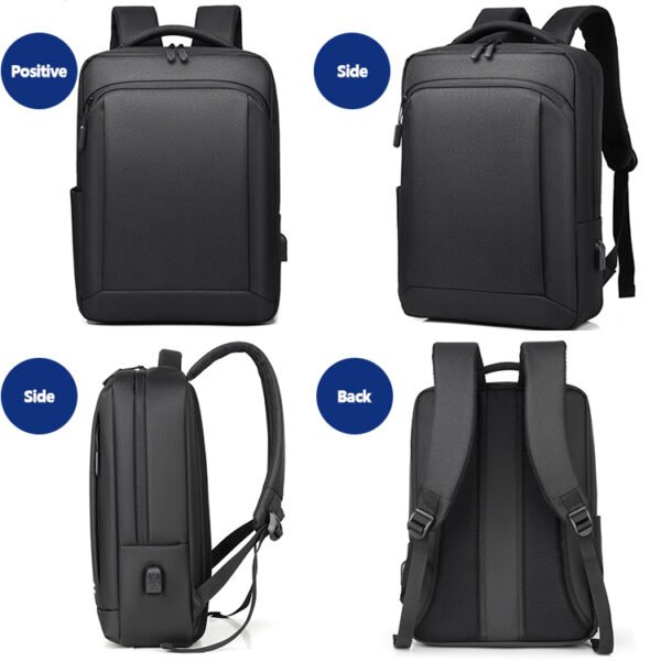 A9007 business usb laptop backpack - Image 4