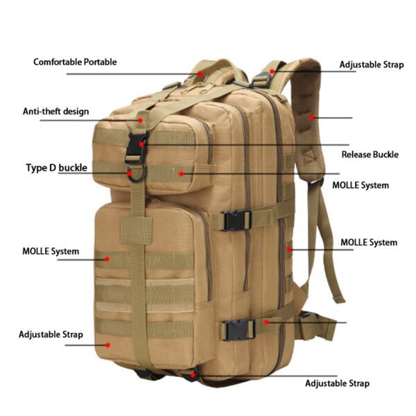 AA10 military tactical backpack bags - Image 3