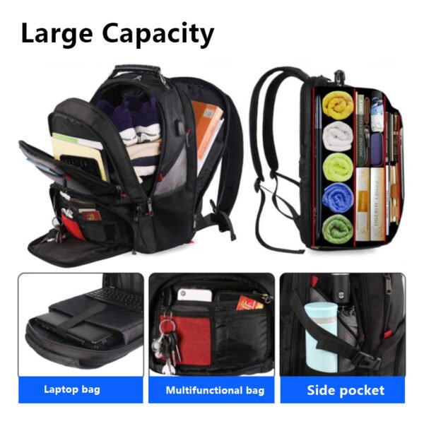 A504 large capacity laptop backpacks - Image 2