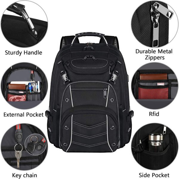 A508 rucksack large capacity laptop backpacks - Image 2