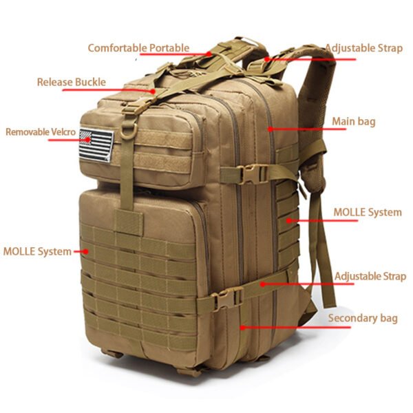 AZE002 military tactical backpack bags - Image 3