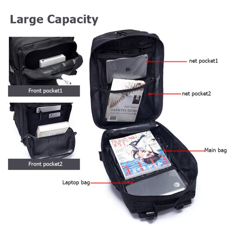 AZE001 military tactical backpack bags - Image 4