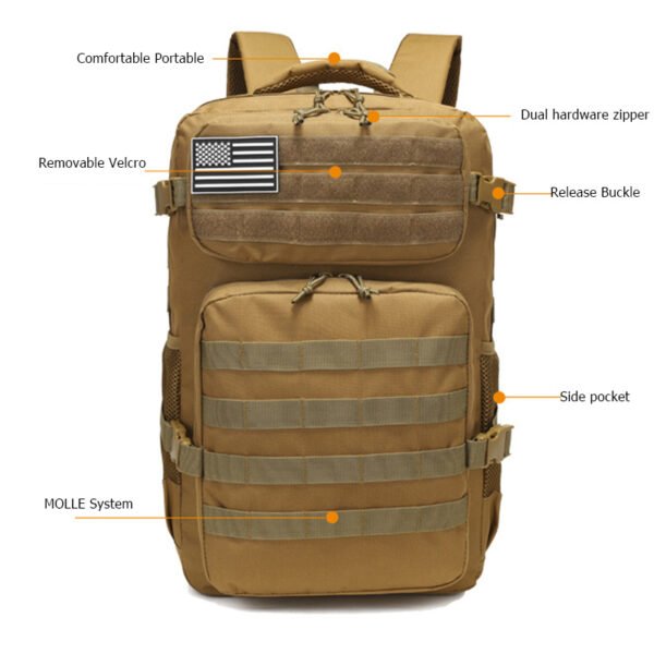 AZE007 military tactical backpack bags - Image 4