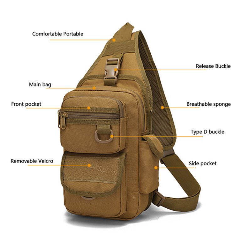 AX184 sling chest waist tactical bags - Image 3