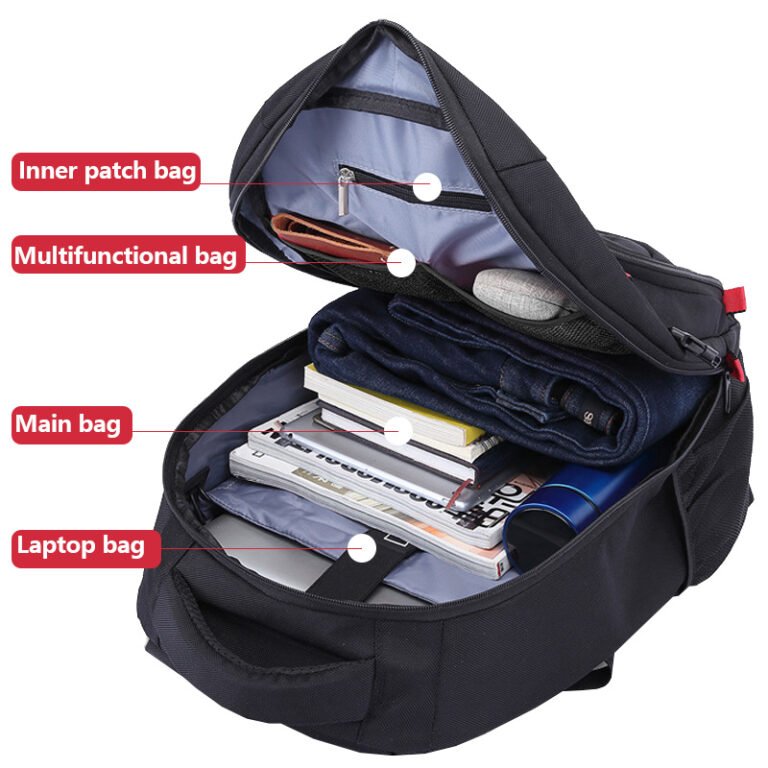 A502 large capacity laptop backpacks - Image 3