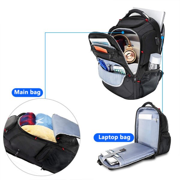 A503 large capacity laptop backpacks - Image 3