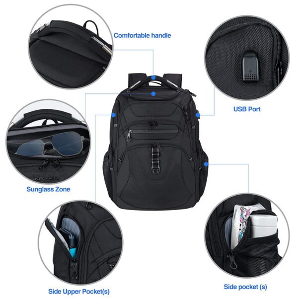 A503 large capacity laptop backpacks - Image 4