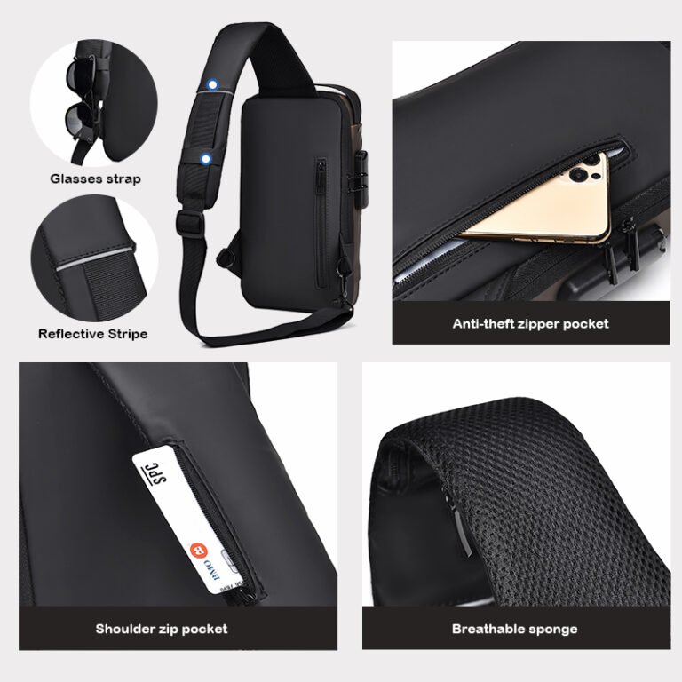 QH042 sling chest waist bags - Image 5