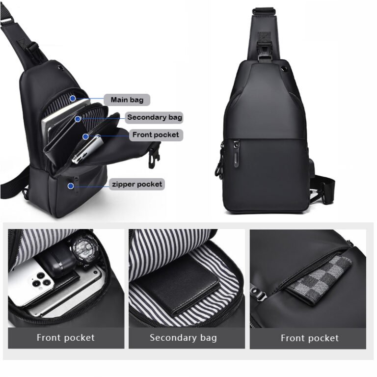 QH405 sling chest waist bags - Image 3