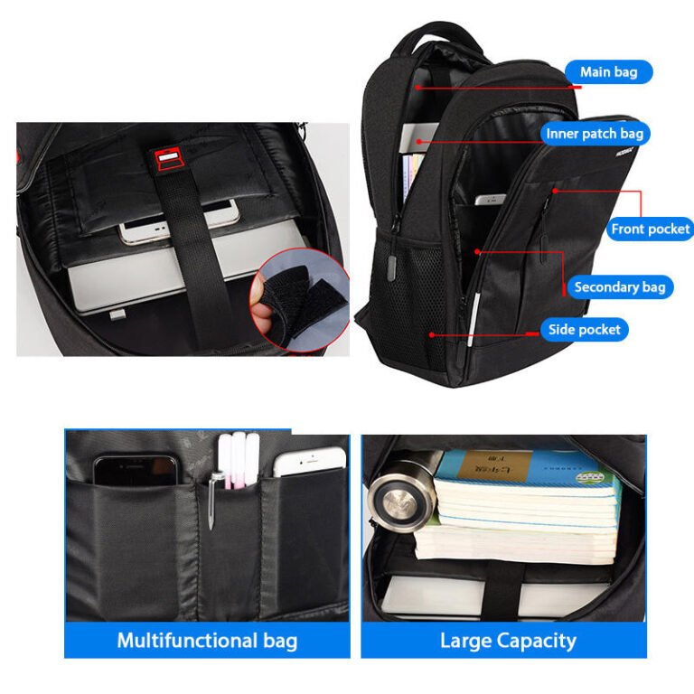 A0876 business laptop bag backpacks - Image 2