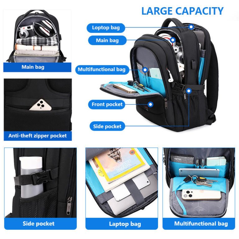 A449 business laptop bag backpacks - Image 4