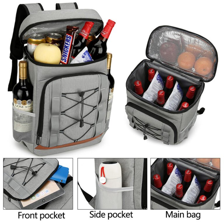 HW2222 Insulated Cooler Backpack Bag - Image 3