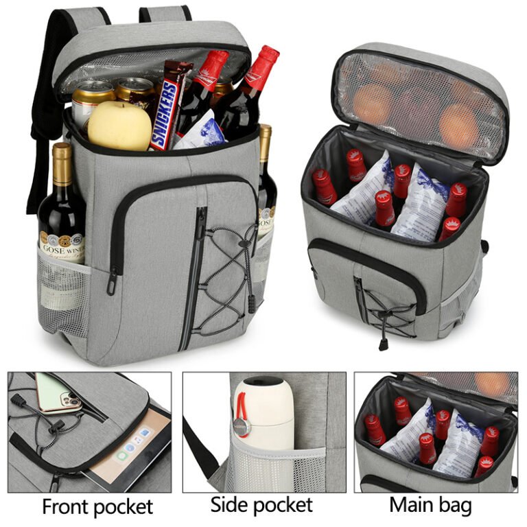 HW2225 Insulated Cooler Backpack Bag - Image 2