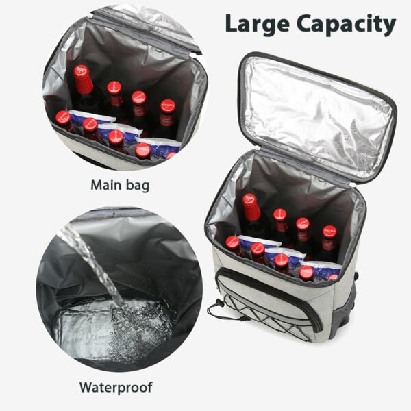 HW2260 Insulated Cooler Backpack Bag - Image 2