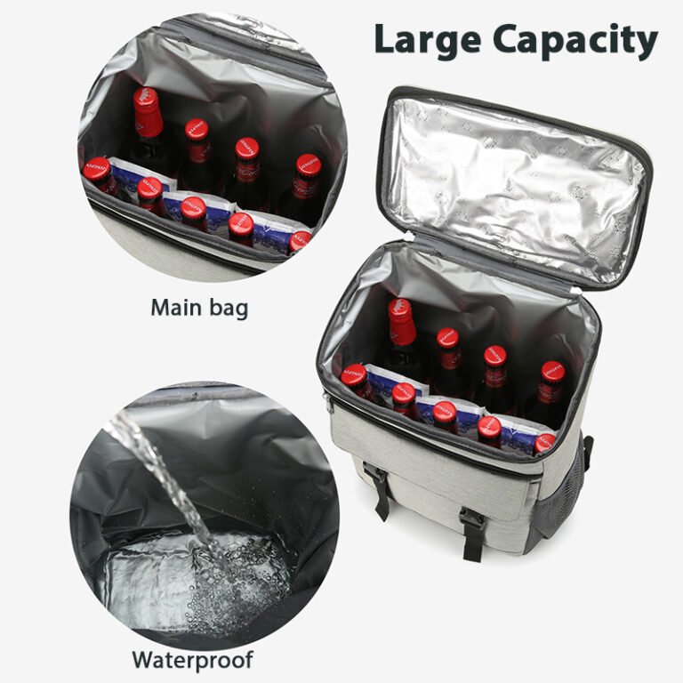 HW2262 Insulated Cooler Backpack Bag - Image 2