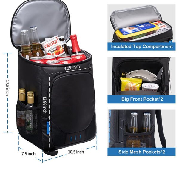 A548 Insulated Cooler Backpack Bag - Image 2