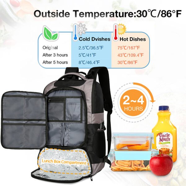 HW2209 Insulated Cooler Backpack Bag - Image 2