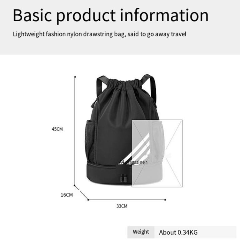 A593 basketball sports backpack bag - Image 3