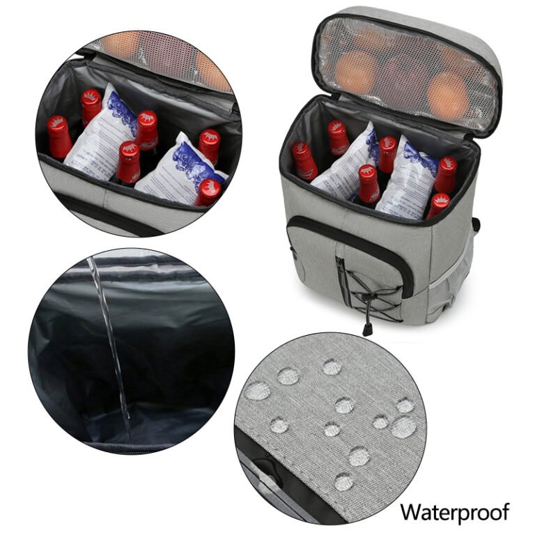 HW2225 Insulated Cooler Backpack Bag - Image 3