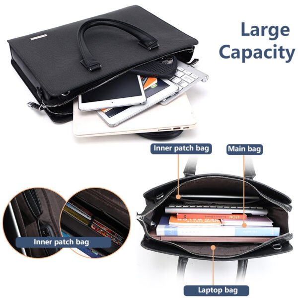 QH11027 business laptop bags briefcase - Image 3