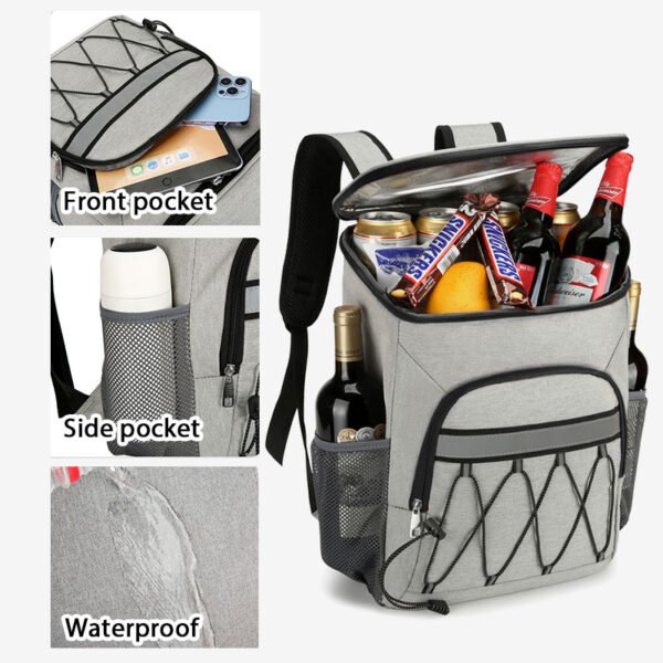 HW2260 Insulated Cooler Backpack Bag - Image 3