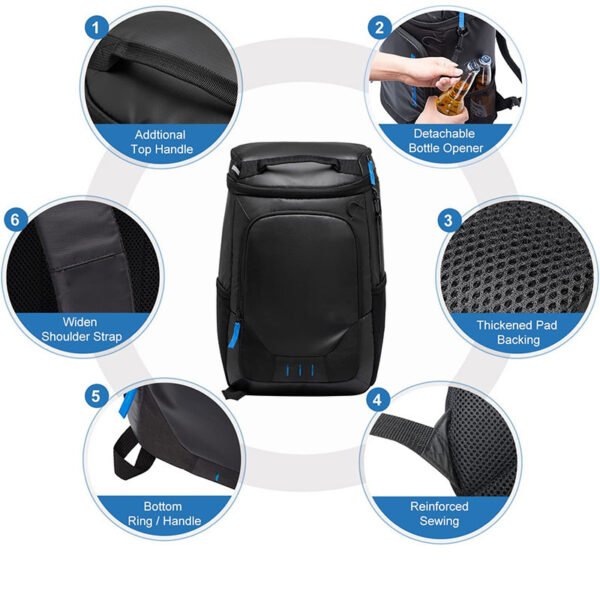 A548 Insulated Cooler Backpack Bag - Image 3