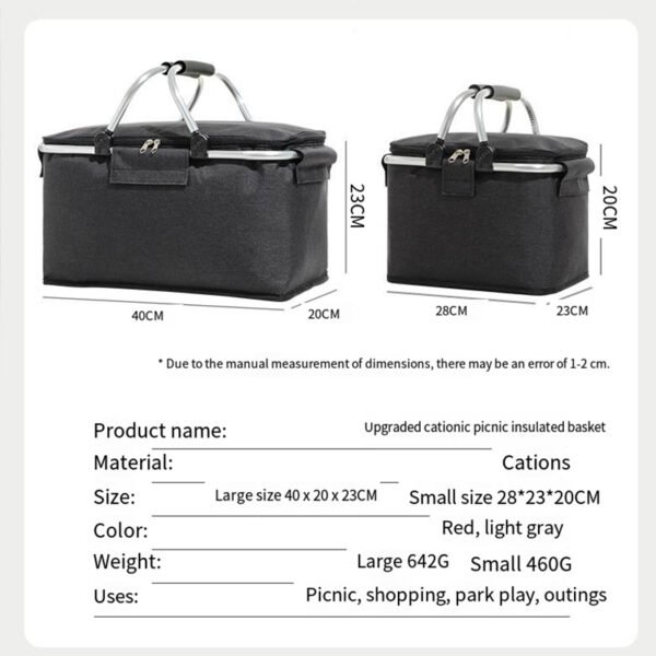 A569 thermal ice lunch cooler bag - Image 4