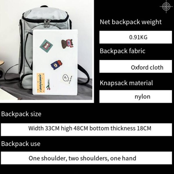 A572 basketball sports backpack bag - Image 4