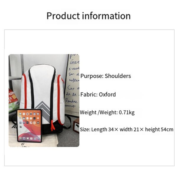 A580 basketball sports backpack bag - Image 4