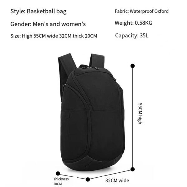 A581 basketball sports backpack bag - Image 5