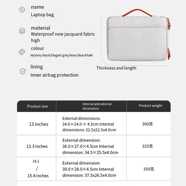 A613 business laptop bags briefcase - Image 5
