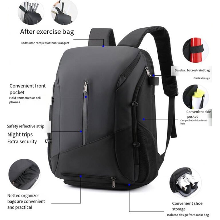 A582 basketball sports backpack bag - Image 6