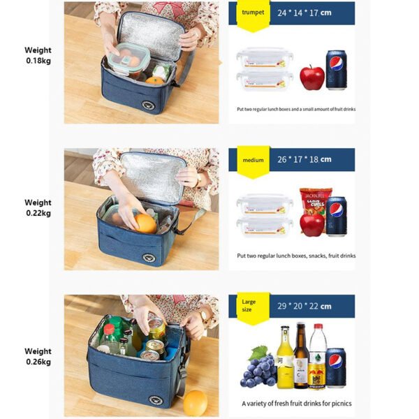 A567 thermal ice lunch cooler bag - Image 6