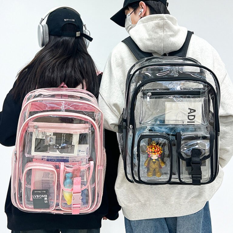A640 Bulk clear backpack Schoolbag