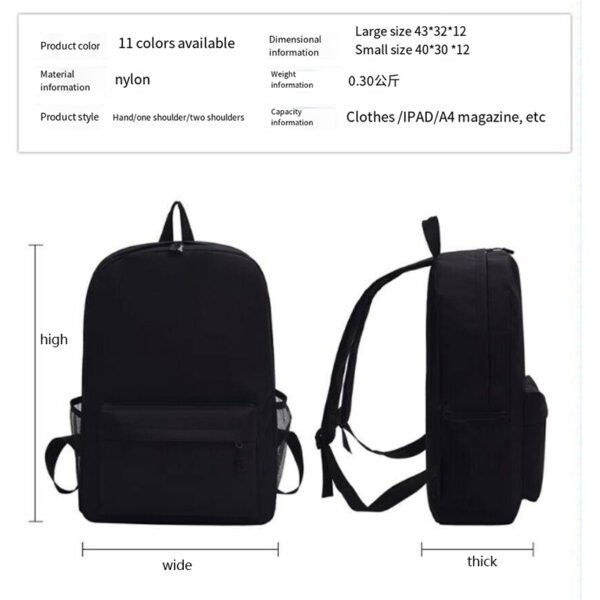 A634 Promotion Donation Schoolbag - Image 2