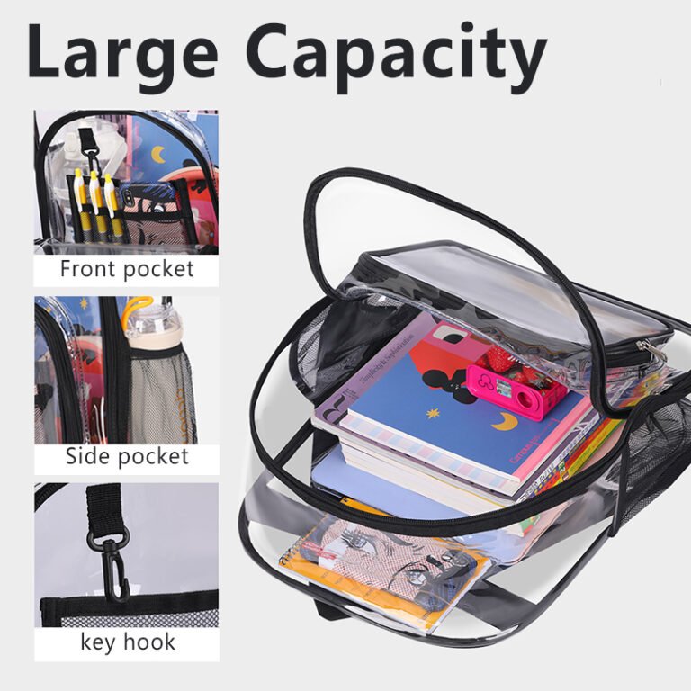 QH045 Bulk clear backpack - Image 5