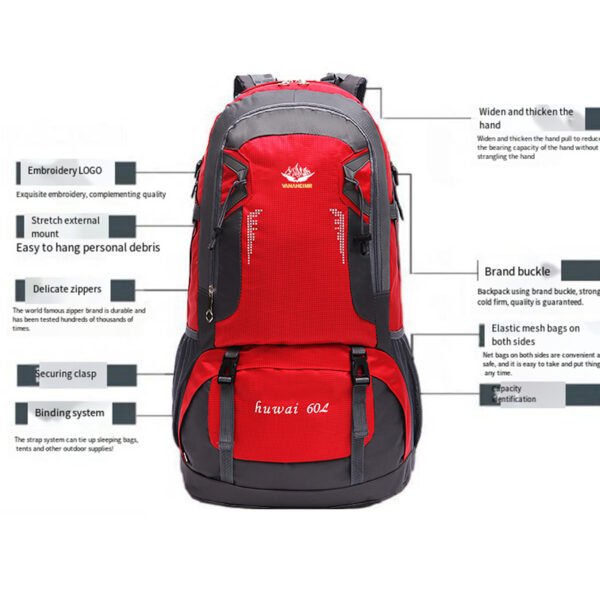 HW8610 Outdoor Hiking Backpack - Image 3