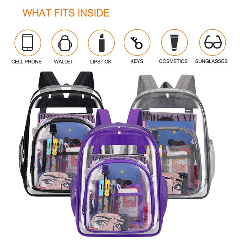QH045 Bulk clear backpack - Image 7