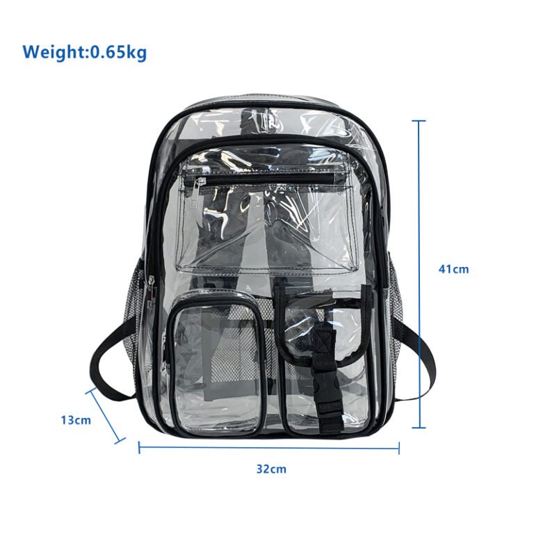 A640 Bulk clear backpack Schoolbag - Image 5