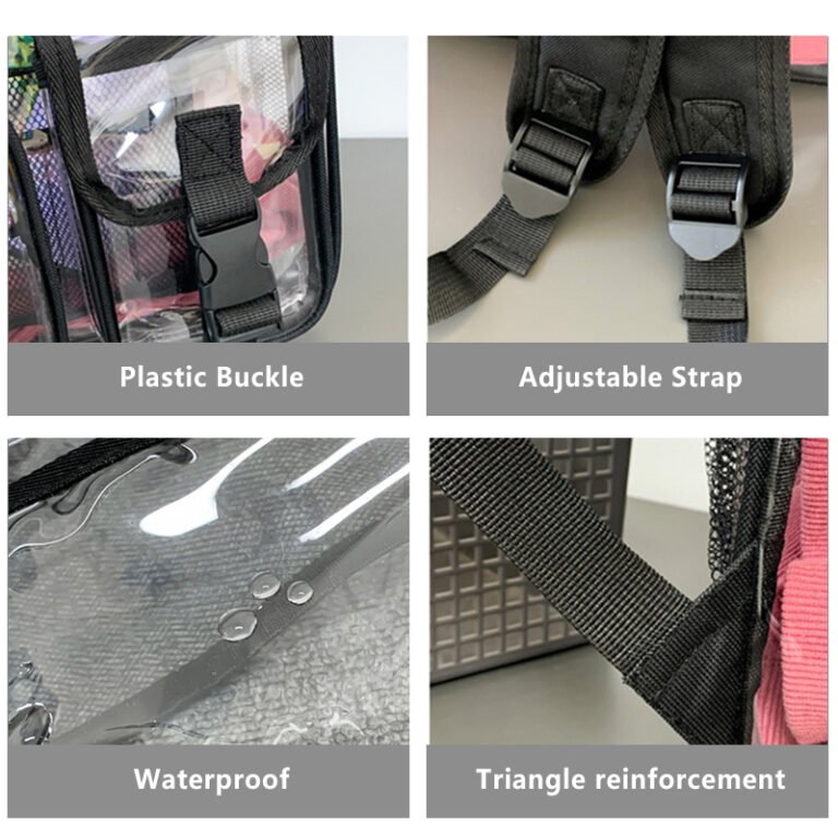 A640 Bulk clear backpack Schoolbag - Image 6